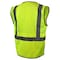 Radians Polyester, Zipper Closure, Hi-Vis Green, Size L-XL SV75B-2ZGM-L/XL - alternate 2